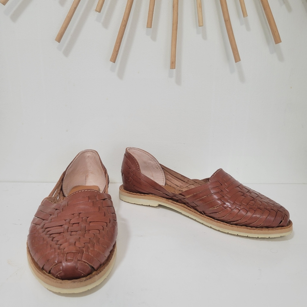 Bearpaw Silvia Woman's Leather Huarache Sandals